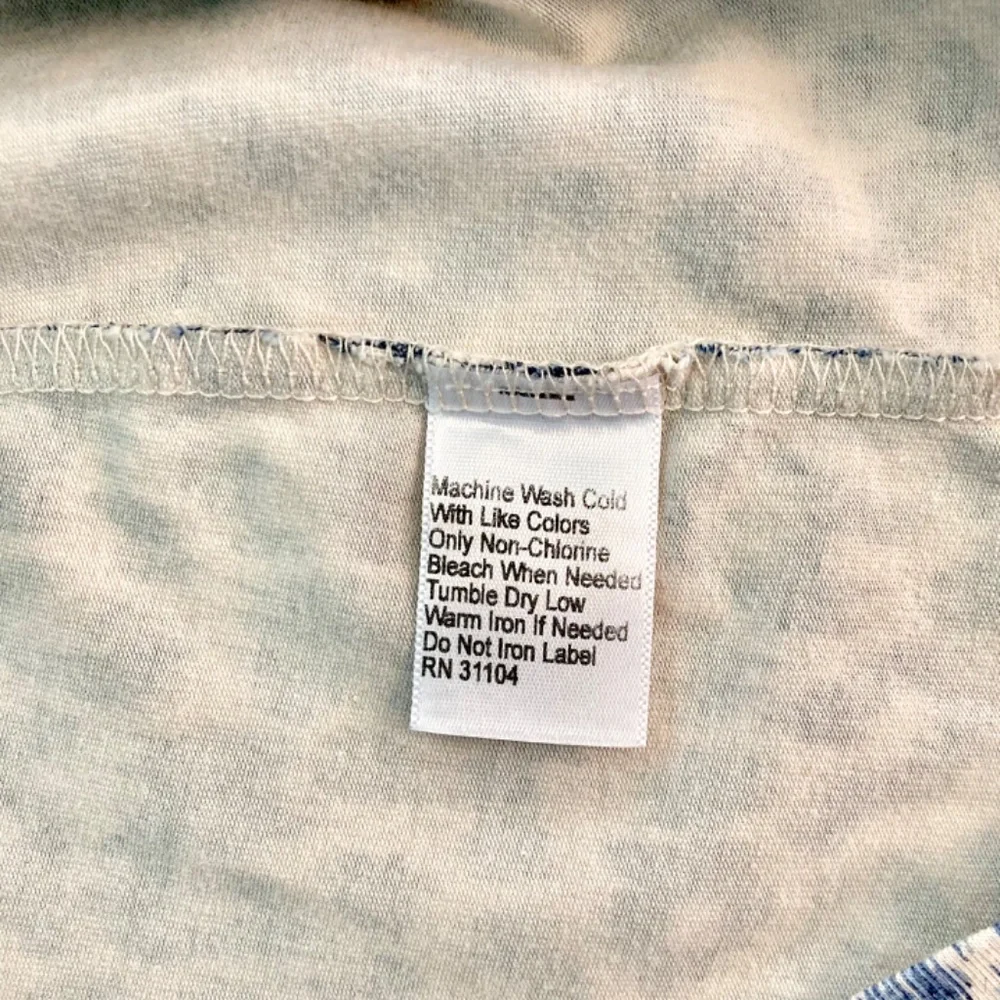 Navy blue leopard print top, Kim Rogers top, Kim Rogers Tee, Size L shirt - Picture 4 of 5